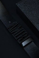 Amrii Metal Alloy Automatic Buckle Branded Belt